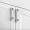 Gliderite Hardware 3-3/4 in. Center to Center Satin Nickel Classic Euro Bar Pull - 4361-96-SN 4361-96-SN-1 - alternate 2